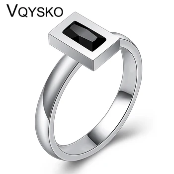 New Fashion Black Square Crystal Brand Jewelry Accessories Ring Wholesale Unique Stainless Steel Rings For Women
New Fashion Black Square Crystal Brand Jewelry Accessories Ring Wholesale Unique Stainless Steel Rings For Women