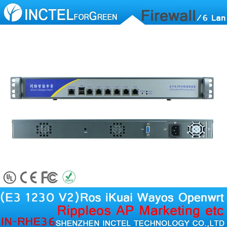 Customized Internet router manufacturers ROS 6 Gigabit flow control fortigate firewall with E3 1230 V2 processor H61 Express
Customized Internet router manufacturers ROS 6 Gigabit flow control fortigate firewall with E3 1230 V2 processor H61 Express