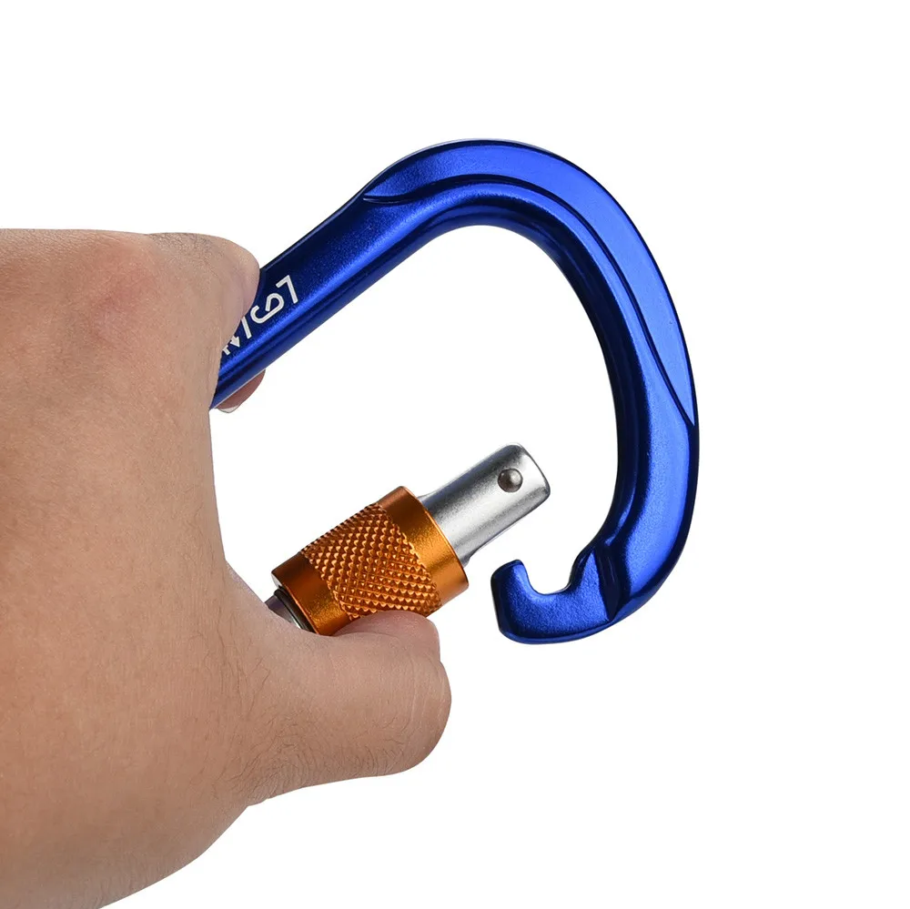 Climbing Carabiner Screw Lock Protection Rock Climbing Camping Hiking Rappelling karabiner Outdoor Tools #YL1
Climbing Carabiner Screw Lock Protection Rock Climbing Camping Hiking Rappelling karabiner Outdoor Tools #YL1