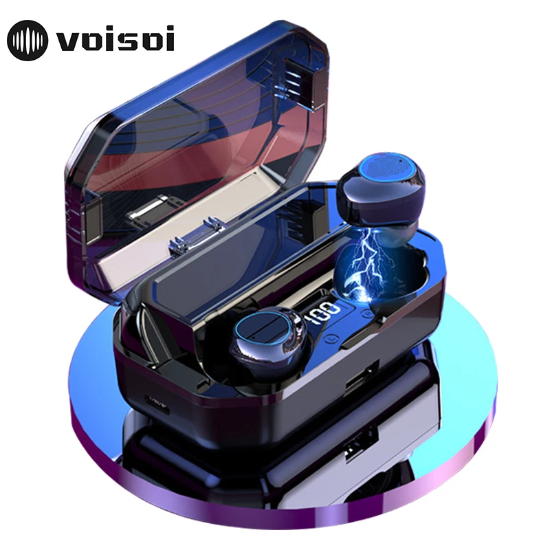 G06 TWS 5.0 Bluetooth Earphone Touch Control Stereo Wireless Earphones Sport Waterproof Earbuds Headset With 8000mAh Power Bank
G06 TWS 5.0 Bluetooth Earphone Touch Control Stereo Wireless Earphones Sport Waterproof Earbuds Headset With 8000mAh Power Bank