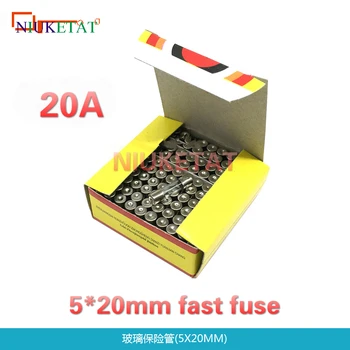 100pcs/box 5*20mm 20A 250V Fast fuse 5*20 F20A 20000mA 250V Glass Fuse 5mm*20mm New and original
100pcs/box 5*20mm 20A 250V Fast fuse 5*20 F20A 20000mA 250V Glass Fuse 5mm*20mm New and original