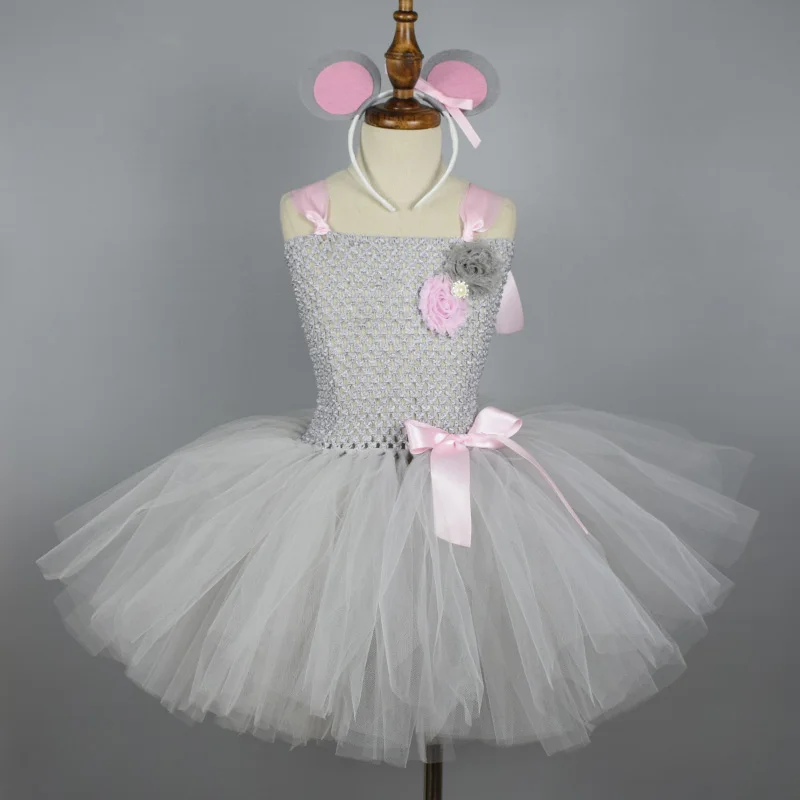 Girls Cute Minnie Tutu Dress Gray Pink Fluffy Princess Dress Baby Birthday Tulle Tutus Headband Set Masquerade Animal Clothes
Girls Cute Minnie Tutu Dress Gray Pink Fluffy Princess Dress Baby Birthday Tulle Tutus Headband Set Masquerade Animal Clothes