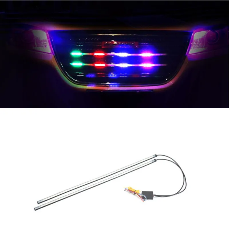 Car rgb modification led Strobe Warning Police light Car Truck Flashing Firemen led Flexible Front Grille light strip
Car rgb modification led Strobe Warning Police light Car Truck Flashing Firemen led Flexible Front Grille light strip