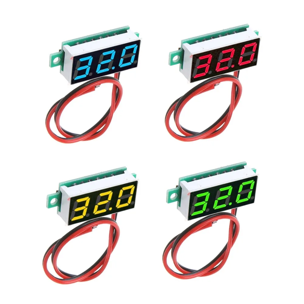 0.28 Inch DC 2.5V-30V 2 Wires Mini Digital Voltmeter Voltage Tester Meter LED Screen Electronic Parts
0.28 Inch DC 2.5V-30V 2 Wires Mini Digital Voltmeter Voltage Tester Meter LED Screen Electronic Parts