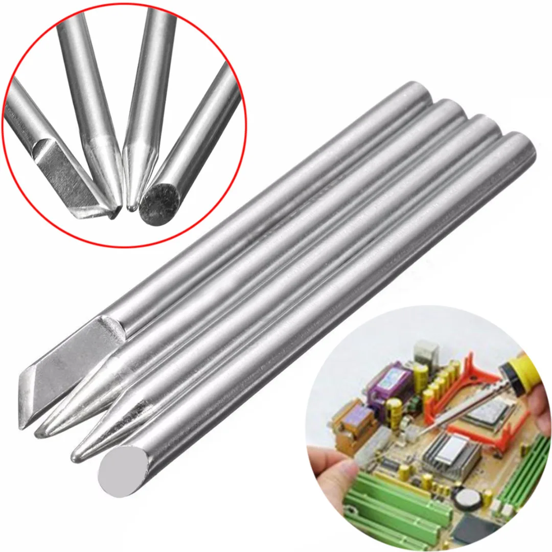 4pcs/lot Soldering Iron Tips 40W Welding Tip For Soldering Repair Station 4.4mm x 65mm
4pcs/lot Soldering Iron Tips 40W Welding Tip For Soldering Repair Station 4.4mm x 65mm