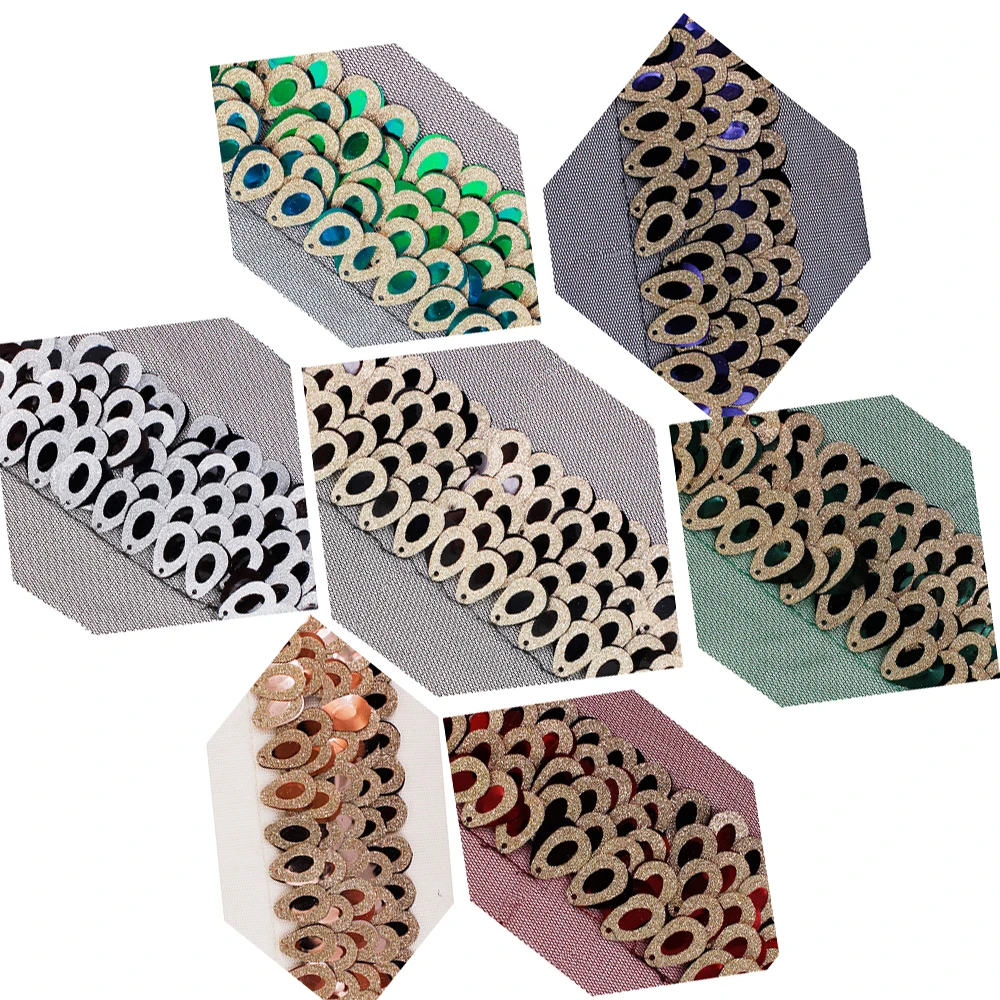 Овальная кружевная лента с пайетками, 5 лет, аппликация, кружевной мотив, шнур, отделка для рукоделия, свадебное платье, швейные принадлежности, T2653 
Овальная кружевная лента с пайетками, 5 лет, аппликация, кружевной мотив, шнур, отделка для рукоделия, свадебное платье, швейные принадлежности, T2653