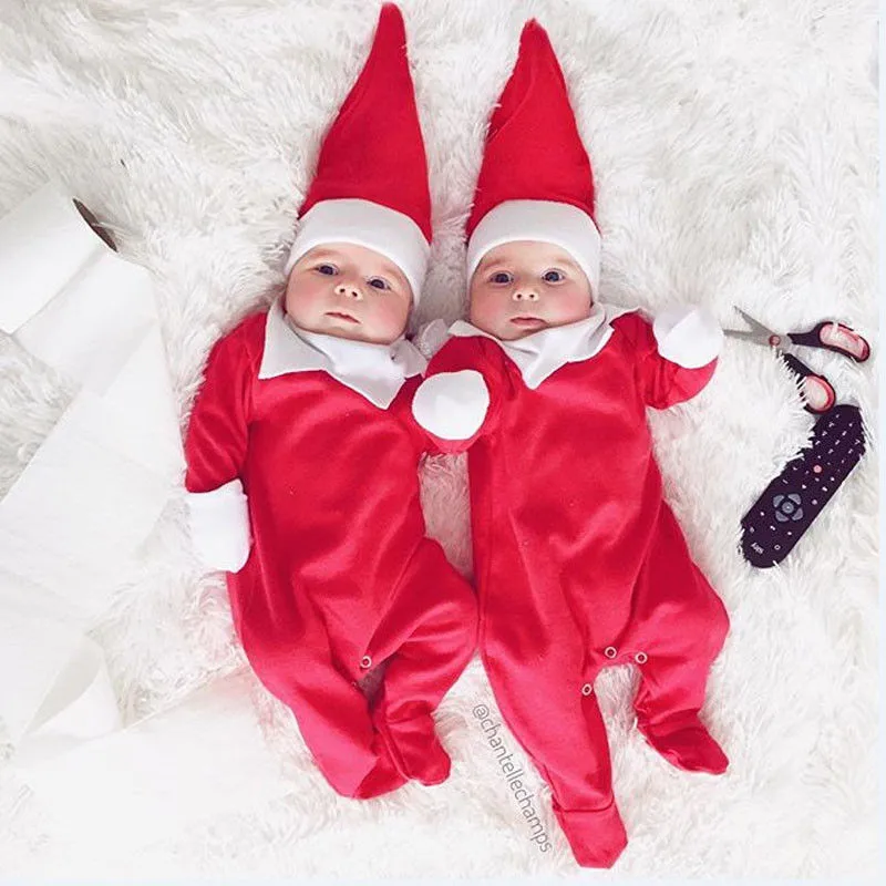 Kids Infant Baby Boys Girls Clothes Christmas Elf Santa Claus Cosplay Costume Cute Long Sleeve Romper + Xmas Hat Clothing Sets
Kids Infant Baby Boys Girls Clothes Christmas Elf Santa Claus Cosplay Costume Cute Long Sleeve Romper + Xmas Hat Clothing Sets