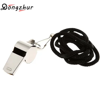 Metal Whistle Referee Sport Rugby Party Training School Football Soccer Basketball Cheerleaders Cheer Stainless Steel With Rope
Metal Whistle Referee Sport Rugby Party Training School Football Soccer Basketball Cheerleaders Cheer Stainless Steel With Rope