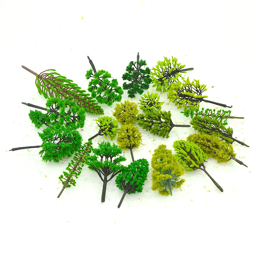 3-12CM HO N OO Architectural scale model ABS plastic mixed color Green Trees model train landscape tree layout
3-12CM HO N OO Architectural scale model ABS plastic mixed color Green Trees model train landscape tree layout