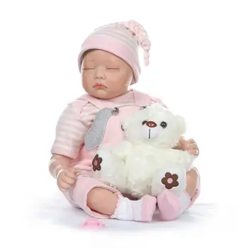 NPK 55cm Silicone Reborn Alseep newborn Baby Lifelike doll Bebe alive Bonecas Bebes Reborn Brinquedos Reborn Toys gift
NPK 55cm Silicone Reborn Alseep newborn Baby Lifelike doll Bebe alive Bonecas Bebes Reborn Brinquedos Reborn Toys gift