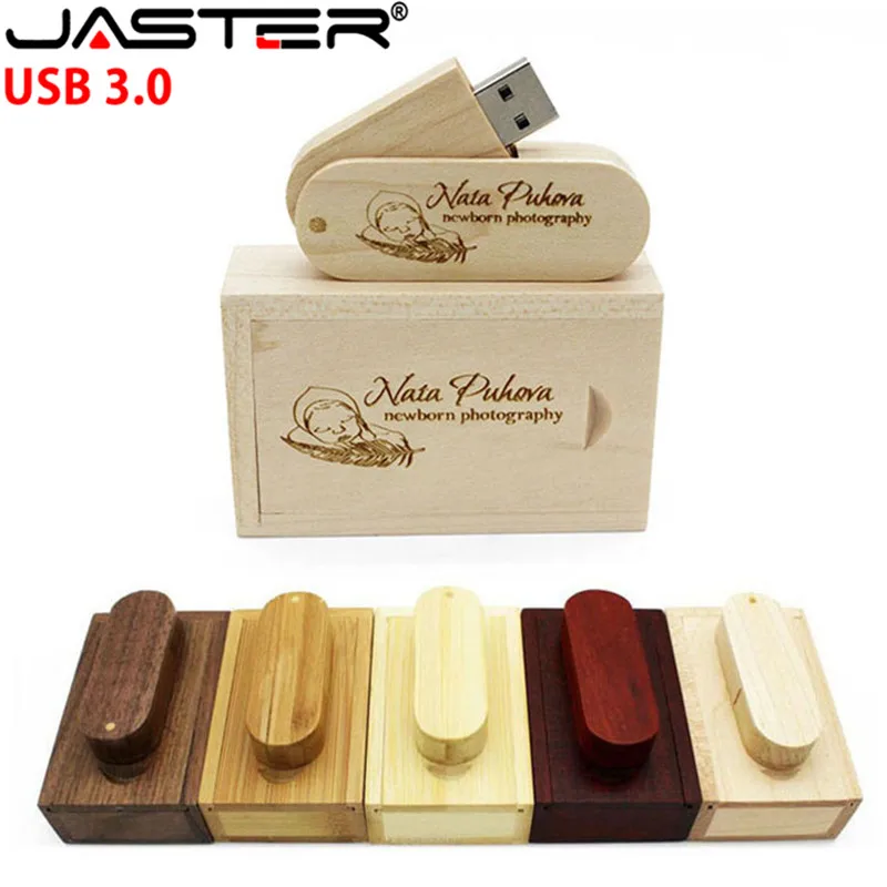 JASTER USB 3.0 LOGO customized rotatable Wooden usb + box USB Flash Drive 8GB 16G 32GB Memory stick photography wedding gift
JASTER USB 3.0 LOGO customized rotatable Wooden usb + box USB Flash Drive 8GB 16G 32GB Memory stick photography wedding gift