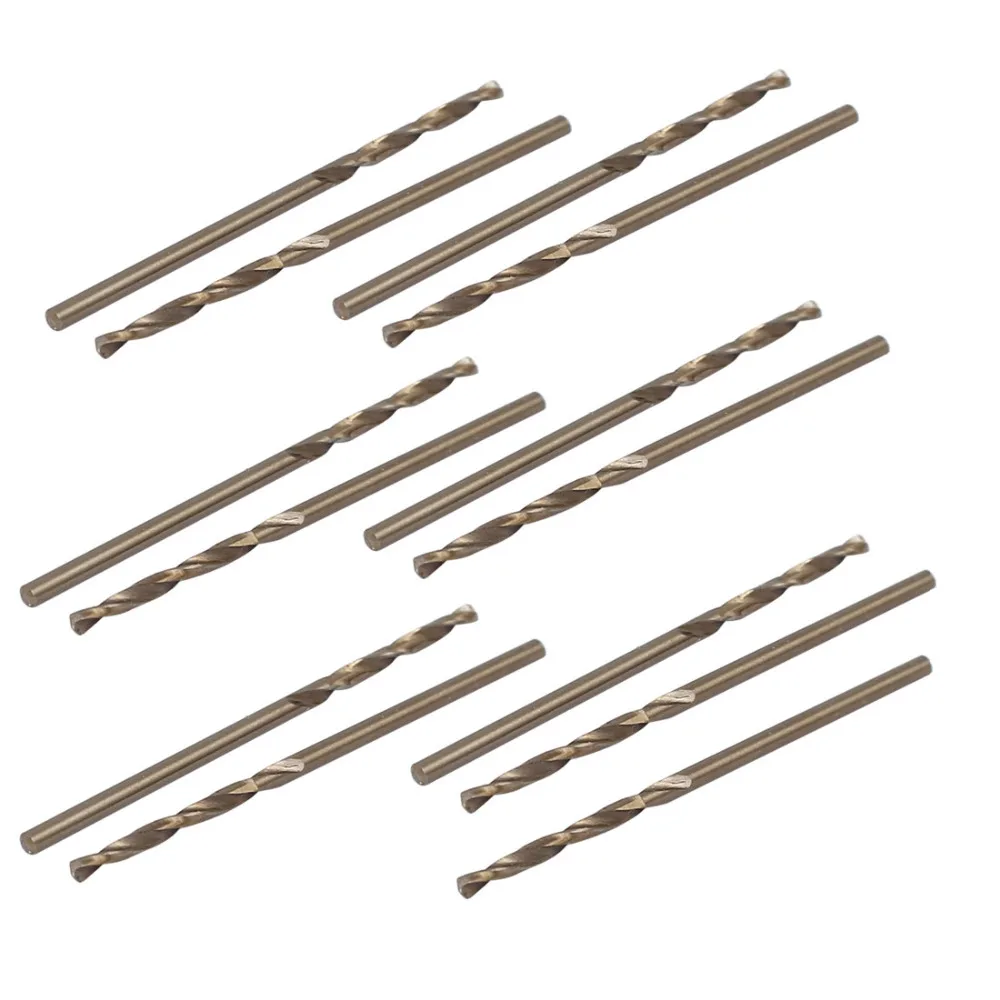 Uxcell Newest 15PCS 1.5x40mm M35 HSS Cobalt Spiral Flute Twist Drill Drilling Bits Wood Tools,Champagne Color Electric Drills
Uxcell Newest 15PCS 1.5x40mm M35 HSS Cobalt Spiral Flute Twist Drill Drilling Bits Wood Tools,Champagne Color Electric Drills