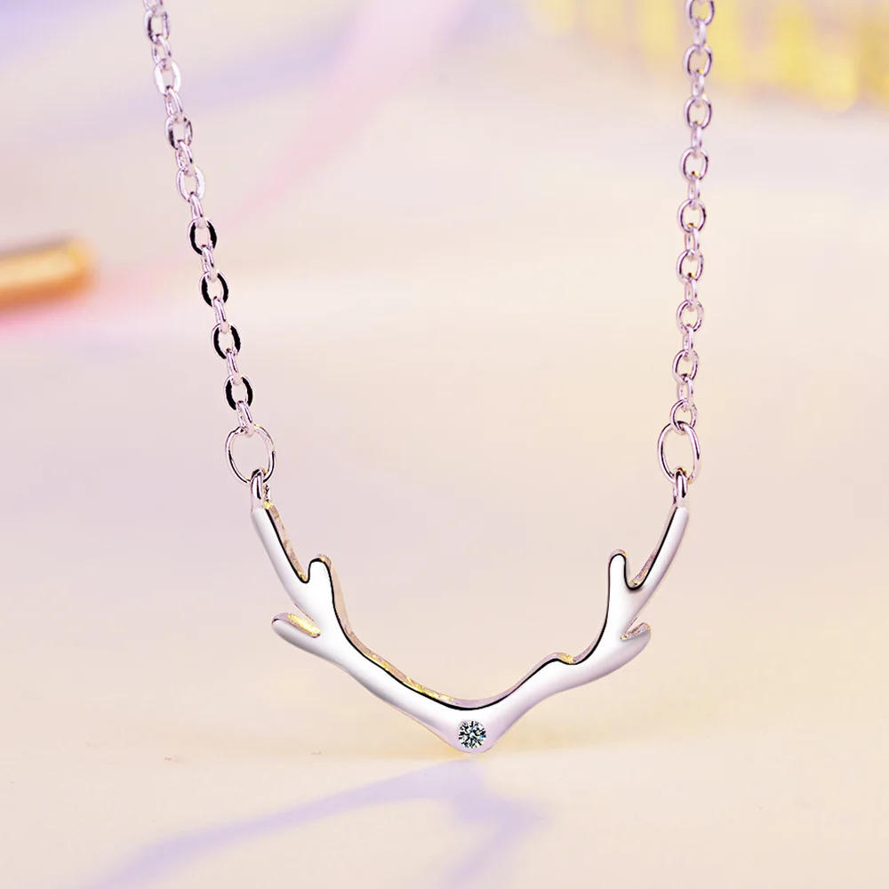 New Arrivals 925 Sterling Silver Crystal Deer Necklaces & Pendants For Women Girls Gift Fashion Jewelry
New Arrivals 925 Sterling Silver Crystal Deer Necklaces & Pendants For Women Girls Gift Fashion Jewelry