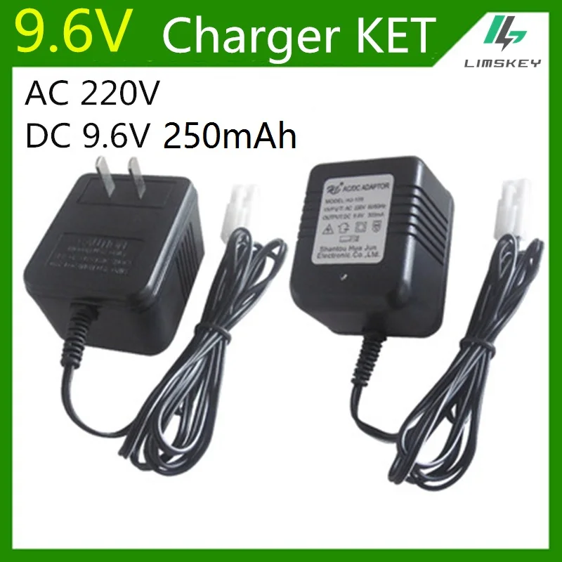 E.U Plug 9.6V 250mAh 2Pin Charger For NiCd&NiMH battery pack charger For toy RC car AC 220V DC 9.6v KET-2P Plug free shipping
E.U Plug 9.6V 250mAh 2Pin Charger For NiCd&NiMH battery pack charger For toy RC car AC 220V DC 9.6v KET-2P Plug free shipping
