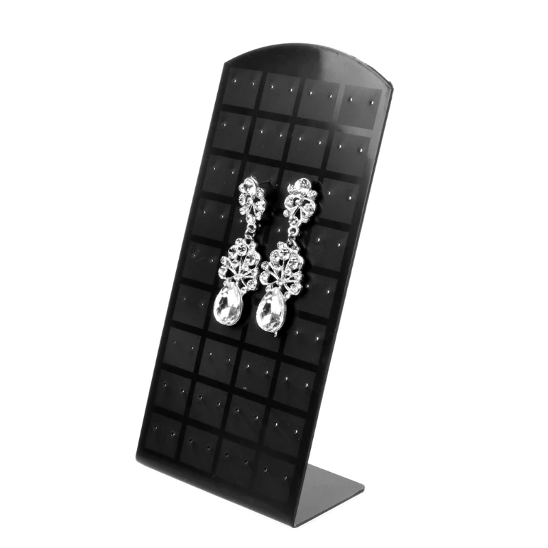 72 Holes Plastic Earring Ear Stud Jewelry Display Rack Stand Organizer Holder Y4QB
72 Holes Plastic Earring Ear Stud Jewelry Display Rack Stand Organizer Holder Y4QB