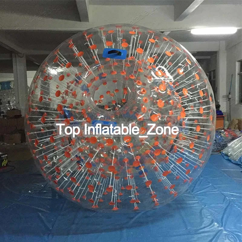 Free Shipping 0.8mm PVC dia 3m crazy rolling zorb ball inflatable hamster zorbing ball on sale