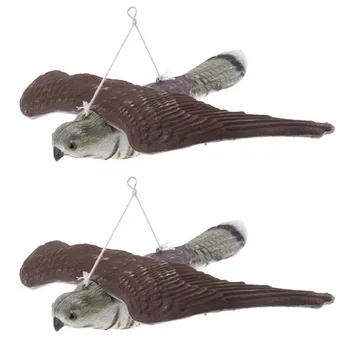2 x Scarecrow falcon figurine Lure Bird repeller Garden animal statuette Exterior decoration Realistic bird
2 x Scarecrow falcon figurine Lure Bird repeller Garden animal statuette Exterior decoration Realistic bird