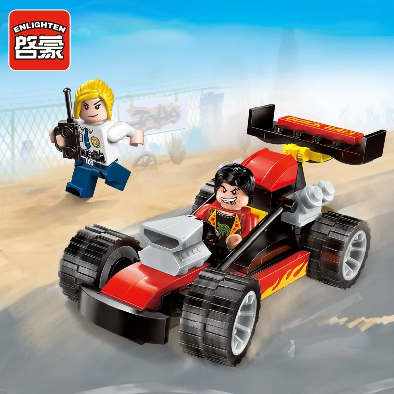 Enlighten Building Block City Police Four-Wheel Drive Car 2 Figures 93pcs MOC Educational Bricks Toy Boy Gift-No Box
Enlighten Building Block City Police Four-Wheel Drive Car 2 Figures 93pcs MOC Educational Bricks Toy Boy Gift-No Box