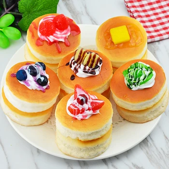Artificial bread food model fruit cake soft refrigerator stickers props dessert decoration
Artificial bread food model fruit cake soft refrigerator stickers props dessert decoration