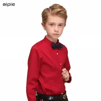 Top Quality Children Boy's Shirts Fashion England Style With Tie Solid 100% Cotton Kids shirts For 4-14 year handsome boy
Top Quality Children Boy's Shirts Fashion England Style With Tie Solid 100% Cotton Kids shirts For 4-14 year handsome boy