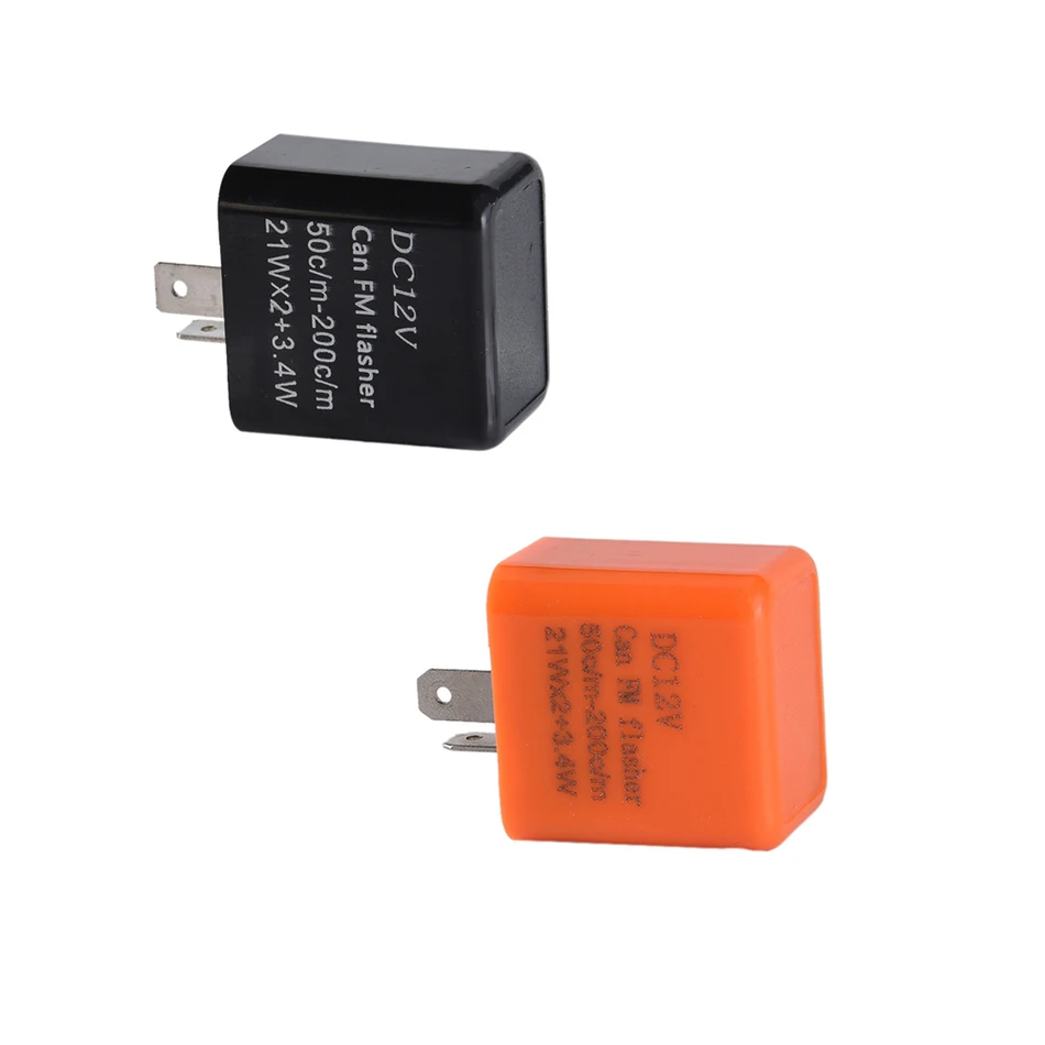 2 Pins 50C/m-200C/m Motor LED Flasher Relay Fix 12V Flash Speed Adjustable Motorcycle Turn Light Signal Indicator Resistor
2 Pins 50C/m-200C/m Motor LED Flasher Relay Fix 12V Flash Speed Adjustable Motorcycle Turn Light Signal Indicator Resistor