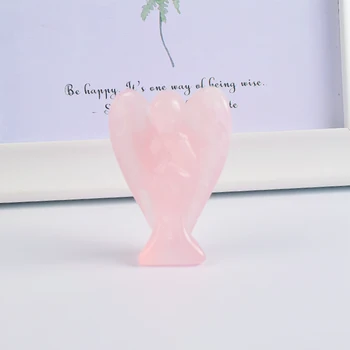 2 inch Gemstone Natural rose quartz angel figurines craved craft mini people status for wedding home decoration Healing crystals
2 inch Gemstone Natural rose quartz angel figurines craved craft mini people status for wedding home decoration Healing crystals