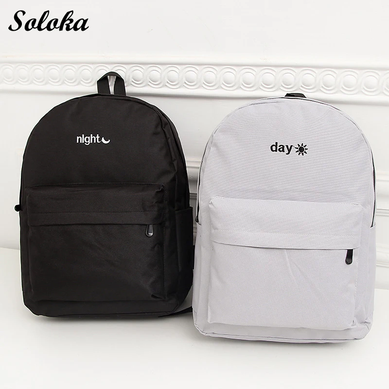 2019 New Day and Night Embroidery Lovers Backpacks Canvas Boys and Girls School Bags for Teenagers School Bags Mochila Backpack
2019 New Day and Night Embroidery Lovers Backpacks Canvas Boys and Girls School Bags for Teenagers School Bags Mochila Backpack