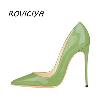 Green women pumps pointed toe women shoes high heel 12 cm stiletto patent leather party high heels women shoes QP016 ROVICIYA
Green women pumps pointed toe women shoes high heel 12 cm stiletto patent leather party high heels women shoes QP016 ROVICIYA