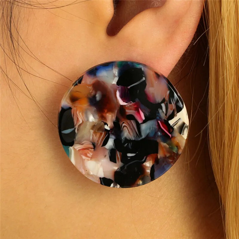 Leopard Clear Big Circle Earrings Jewelry Resin Acrylic Marble Texture Waterdrop Dangle Earrings
Leopard Clear Big Circle Earrings Jewelry Resin Acrylic Marble Texture Waterdrop Dangle Earrings