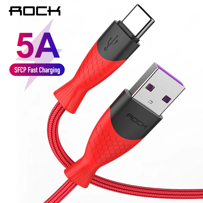 ROCK 5A USB Type C Cable For Huawei Mate 20 P20 For Samsung S9 S8 Xiaomi Charging Quick Charge 4.0 USB C Cable Supercharge SFCP
ROCK 5A USB Type C Cable For Huawei Mate 20 P20 For Samsung S9 S8 Xiaomi Charging Quick Charge 4.0 USB C Cable Supercharge SFCP