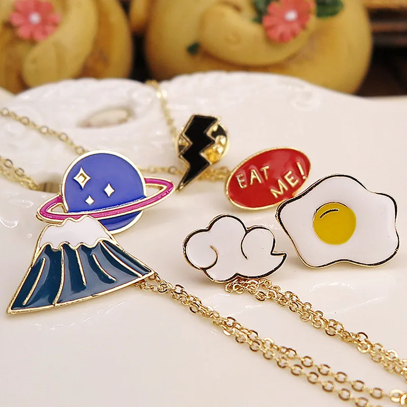 Br030+ High quality Small White Rabbit Lucky Cat Omelette Mount Fuji Planet Cloud Lightning Collar Pin Brooch Jewelry For Women
Br030+ High quality Small White Rabbit Lucky Cat Omelette Mount Fuji Planet Cloud Lightning Collar Pin Brooch Jewelry For Women