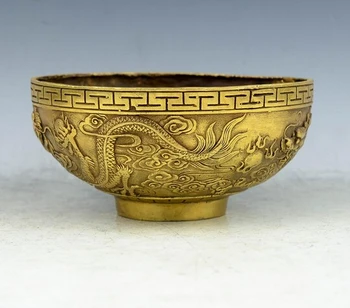 SCY 426+++A copper bowl copper dragon leap feng shui ornaments Zhaocai enrichment "
SCY 426+++A copper bowl copper dragon leap feng shui ornaments Zhaocai enrichment "