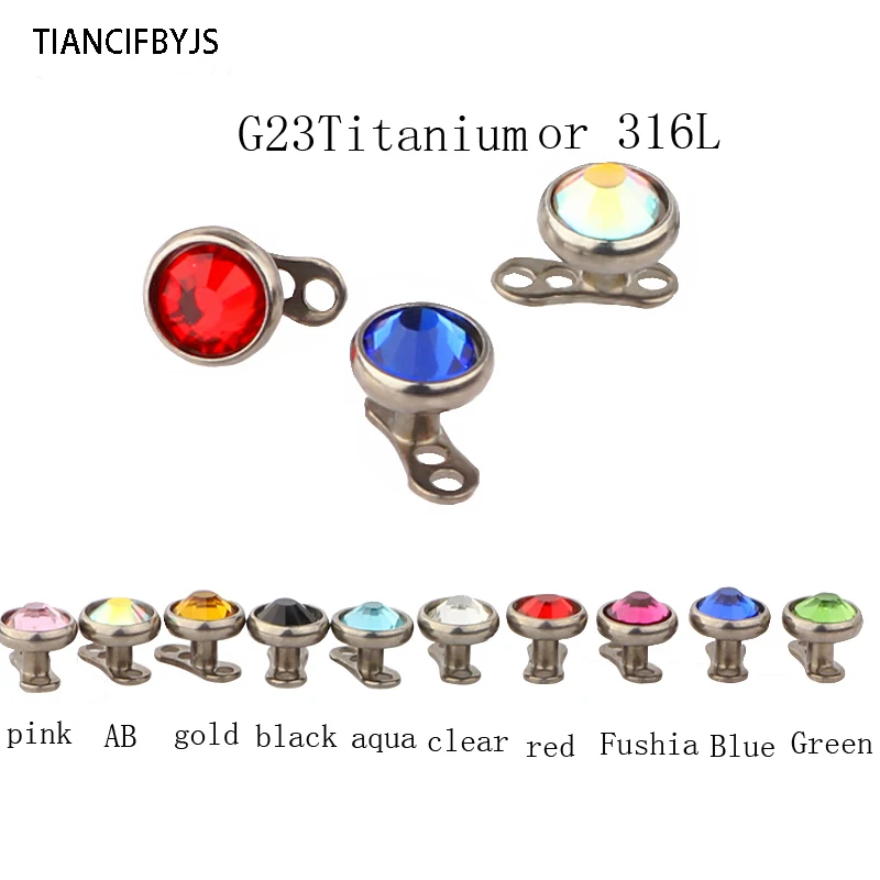 TIANCIFBYJS 14G G23 Titanium Micro Dermal Anchor 316L Stainless Steel Top and Base Drive Skin Fancy Body Jewelry Piercing 50pcs
TIANCIFBYJS 14G G23 Titanium Micro Dermal Anchor 316L Stainless Steel Top and Base Drive Skin Fancy Body Jewelry Piercing 50pcs