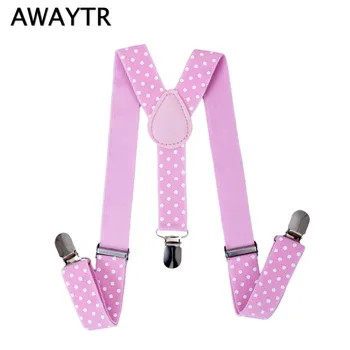 AWAYTR Fashion Children Straps 2.5 cm Width Suspenders for Kids Dot Elastic Braces High Quality Clothing Support School
AWAYTR Fashion Children Straps 2.5 cm Width Suspenders for Kids Dot Elastic Braces High Quality Clothing Support School