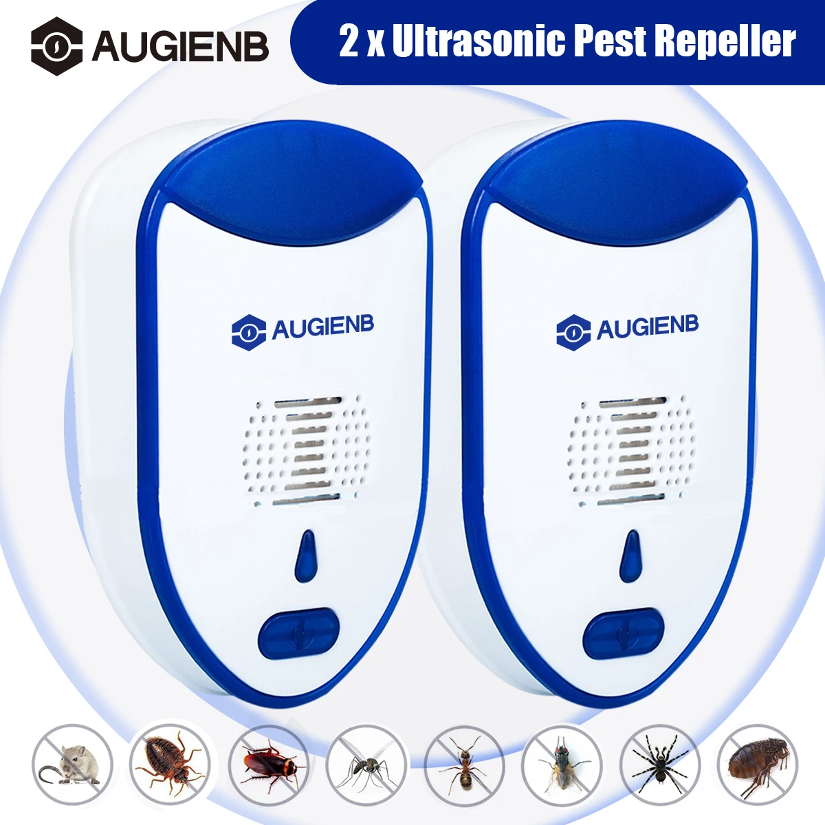 

Mosquito Killer Electronic Repeller Reject Rat Ultrasonic Insect Repellent Mouse Anti Rodent Bug EU US Plug