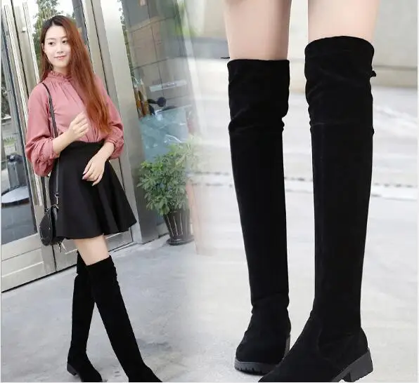Autumn Winter Women Boots Stretch Slim Thigh High Boots Fashion Over the Knee Boots Wedges Shoes Woman shoes
Autumn Winter Women Boots Stretch Slim Thigh High Boots Fashion Over the Knee Boots Wedges Shoes Woman shoes