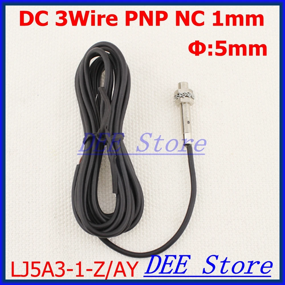 3wire Diameter 5MM Inductive Proximity Sensor PNP NC DC6-36V Detection distance 1MM Proximity Switch sensor switch LJ5A3-1-Z/AY
3wire Diameter 5MM Inductive Proximity Sensor PNP NC DC6-36V Detection distance 1MM Proximity Switch sensor switch LJ5A3-1-Z/AY