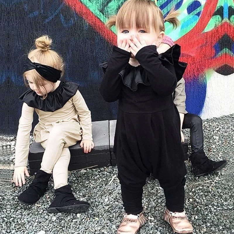 Milancel 2018 Baby Girls Rompers Fashion Baby Clothing Long Sleeve Jumpsuit Ruffle Collar Girls Clothes Newborn Baby Rompers
Milancel 2018 Baby Girls Rompers Fashion Baby Clothing Long Sleeve Jumpsuit Ruffle Collar Girls Clothes Newborn Baby Rompers