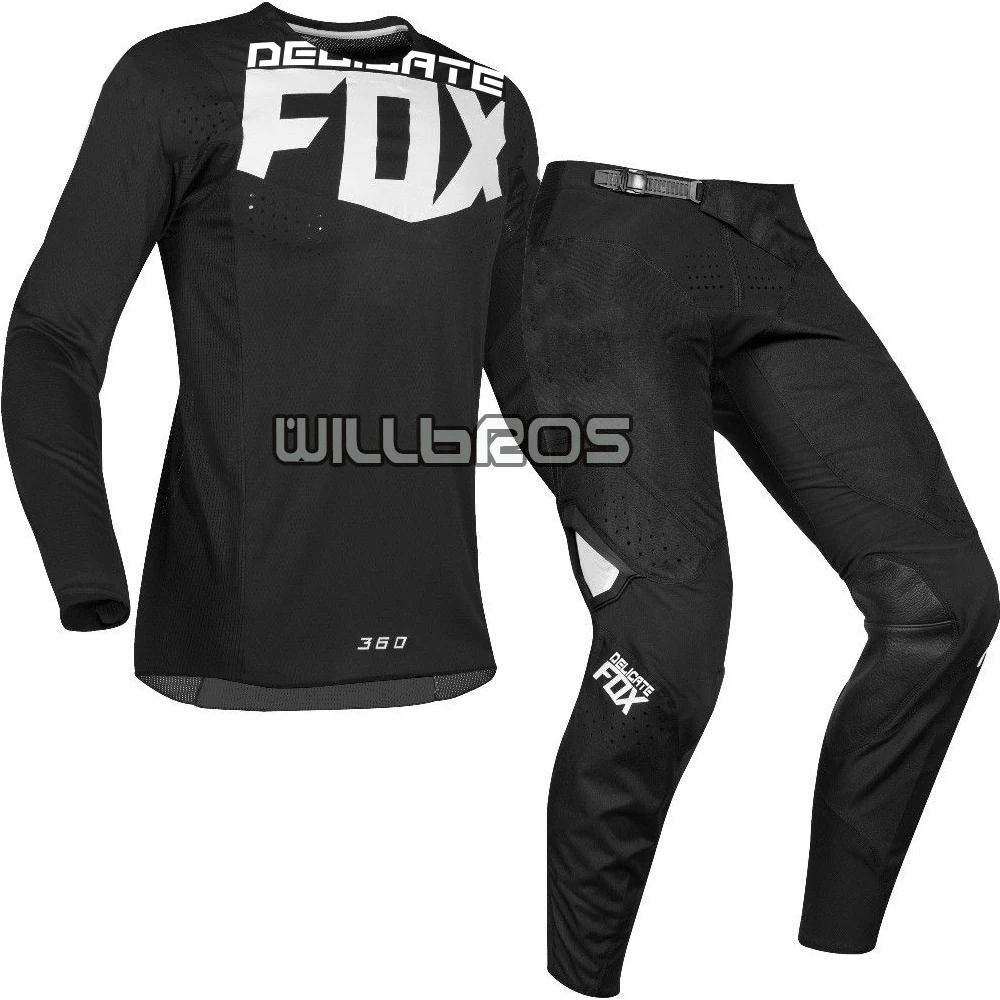 2019 Delicate Fox MX 360 Kila Jersey Pants Motorbike Dirt bike MTB ATV Race Gear Set Black
2019 Delicate Fox MX 360 Kila Jersey Pants Motorbike Dirt bike MTB ATV Race Gear Set Black