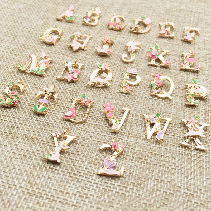 1 PC Hot Sale High quality 13*18mm Metal Alloy Flower Letters Charms Fashion Alphabet Jewelry Bracelet Pendants Findings U-Z
1 PC Hot Sale High quality 13*18mm Metal Alloy Flower Letters Charms Fashion Alphabet Jewelry Bracelet Pendants Findings U-Z