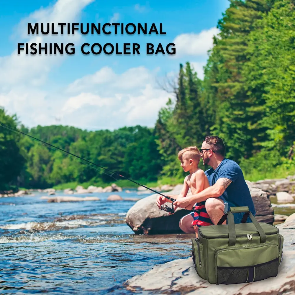 Outdoor Camping Bag Cooler Bag Insulated Meal Lunch Box Fishing Tackle Storage Bag Case Travel Hunting Hiking Backpacking Picnic
Outdoor Camping Bag Cooler Bag Insulated Meal Lunch Box Fishing Tackle Storage Bag Case Travel Hunting Hiking Backpacking Picnic
