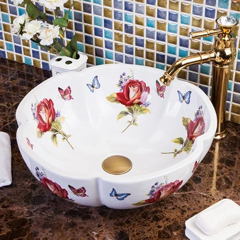 China Artistic Handmade ancient yellow lettering Design Ceramic wash basin Round Counter top wash sink basin jingdezhen
China Artistic Handmade ancient yellow lettering Design Ceramic wash basin Round Counter top wash sink basin jingdezhen