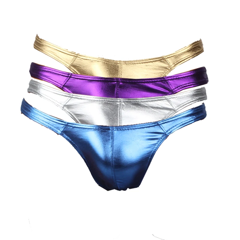 Men's Fake Leather Thong Underwear Bikini G-string Underwear Gay Style Hipster Gay U Convex Pouch Jockstrap Underwear
Men's Fake Leather Thong Underwear Bikini G-string Underwear Gay Style Hipster Gay U Convex Pouch Jockstrap Underwear