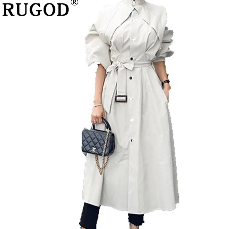 RUGOD 2019 Winter Stand Collar High Quality Women Fashion Comfortable Loose Trench Coat Professional Temperament Mujeres Casaco
RUGOD 2019 Winter Stand Collar High Quality Women Fashion Comfortable Loose Trench Coat Professional Temperament Mujeres Casaco