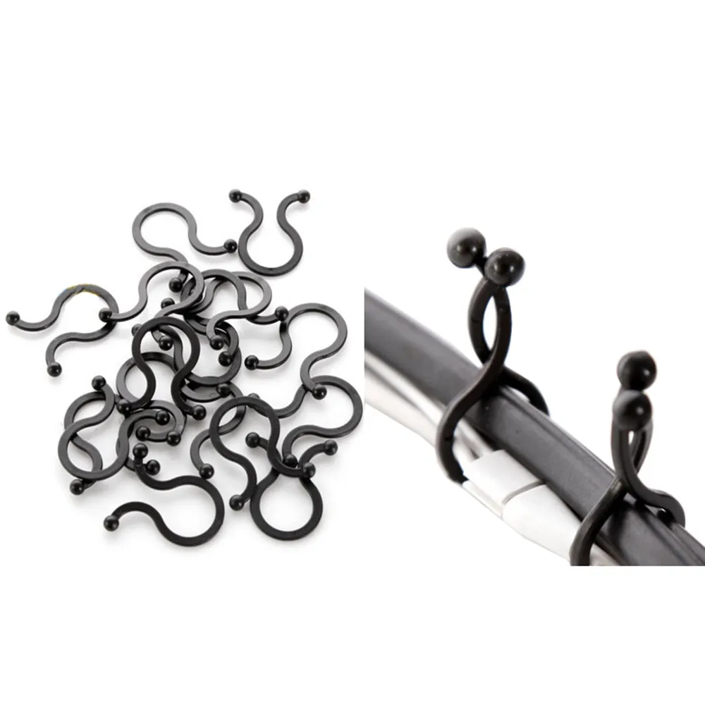 20/30PCS Space Saving Cable Clips Organizer Drop Wire Holder Cord Management Home Acessories Household Storage Hanger Wall Hook
20/30PCS Space Saving Cable Clips Organizer Drop Wire Holder Cord Management Home Acessories Household Storage Hanger Wall Hook