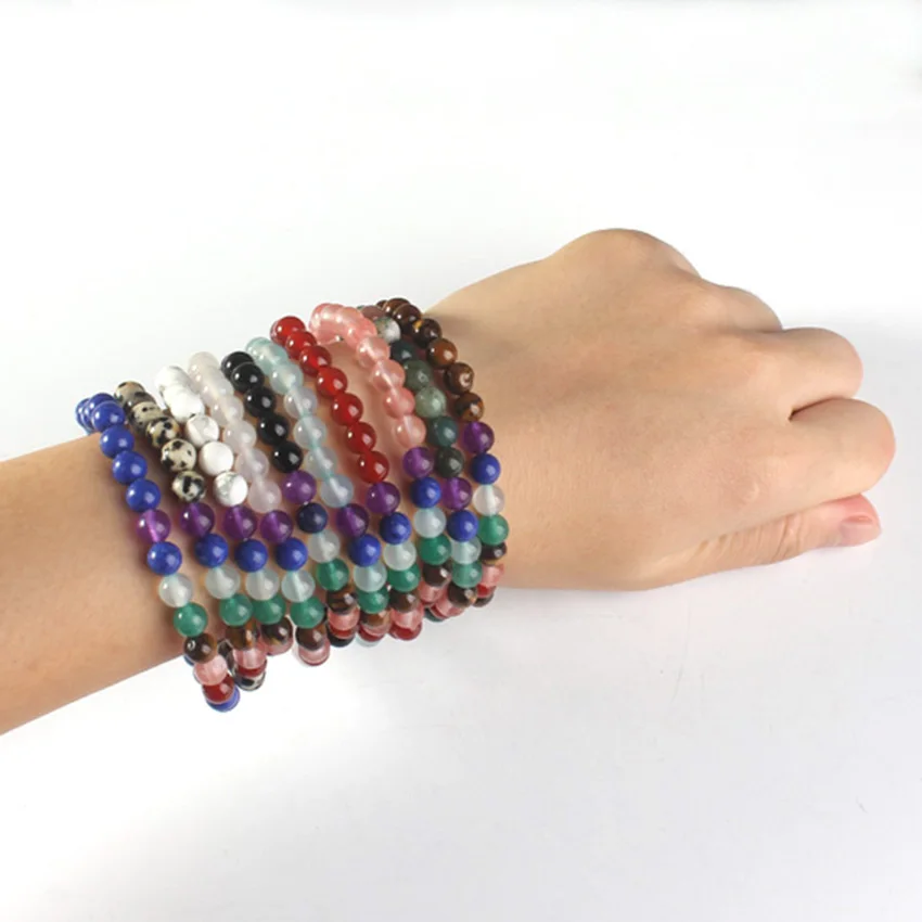 xinshangmie Attractive Design Red Agates Tiger Eye Stone White Howlite Beaded 7 Reiki Healing Chakra Bracelets Fashion Jewelry
xinshangmie Attractive Design Red Agates Tiger Eye Stone White Howlite Beaded 7 Reiki Healing Chakra Bracelets Fashion Jewelry