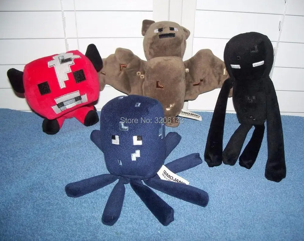 Mine Figure Game Toy Squid Bat Red Mooshroom Cow & Black Enderman Puppet Cartoon Plush Stuffed Animal Toys Dolls
Mine Figure Game Toy Squid Bat Red Mooshroom Cow & Black Enderman Puppet Cartoon Plush Stuffed Animal Toys Dolls
