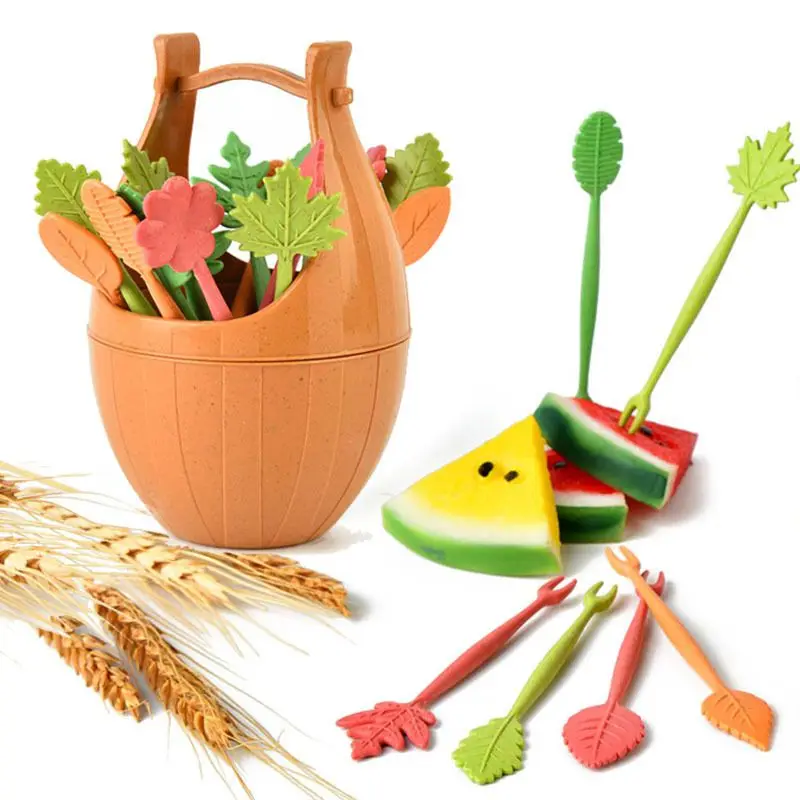 16pcs Cute Fruit Fork Plastic Fruit Pick Kids Bento Lunch Snack Cake Dessert Food Toothpick Kitchen Tableware Decor
16pcs Cute Fruit Fork Plastic Fruit Pick Kids Bento Lunch Snack Cake Dessert Food Toothpick Kitchen Tableware Decor