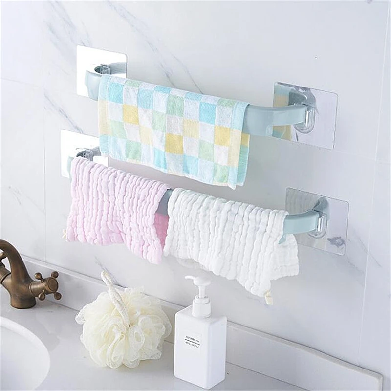 CTREE Bathroom wall hanging towel bar stickers glue storage rack kitchen wipes towel holder save space cloth drying stand C787
CTREE Bathroom wall hanging towel bar stickers glue storage rack kitchen wipes towel holder save space cloth drying stand C787