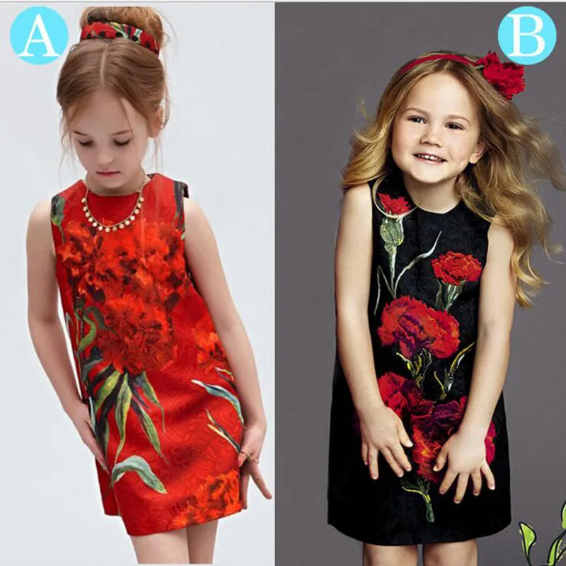 spring robe princesse fille flower printing meisjes jurken sleeveless party kids dress Fashion fancy girl summer dresses
spring robe princesse fille flower printing meisjes jurken sleeveless party kids dress Fashion fancy girl summer dresses